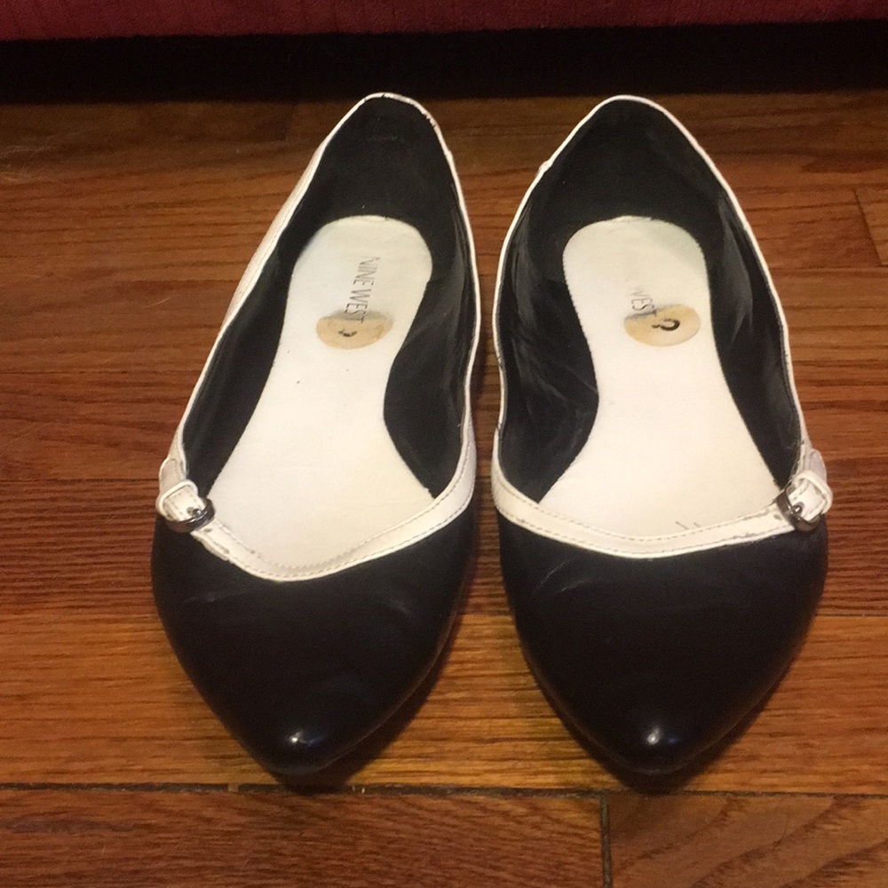 pointed toe black dress flats